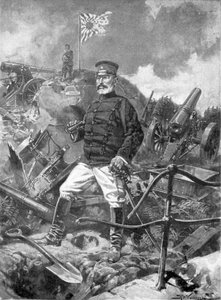 General Nogi, japansk kommandør, russisk-japansk krig, 1904-5 af Unbekannt