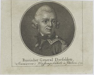 General Otto Wilhelm Derfelden 1737-1819, ca. 1800 af Unbekannt
