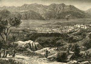 Generelt syn på Sparta, restaureret, 1890. af Unbekannt
