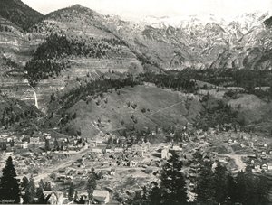 Generelt billede af Ouray og Rockies, USA, 1895. af Unbekannt