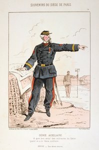 Genie Auxiliaire, belejring af Paris, fransk-preussisk krig, 1870-1871. af Unbekannt