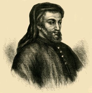 Geoffrey Chaucer, c1878. af Unbekannt