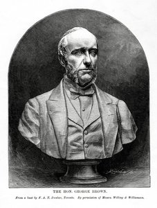 George Brown, skotskfødt canadisk journalist og politiker, 1800-tallet af Unbekannt