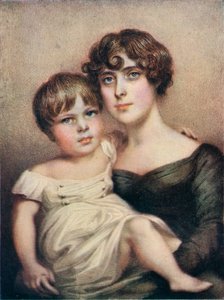 George Dacres Patterson og hans mor, Eleanor Dacres Patterson, 1815. 1911 af Unbekannt
