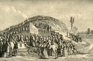 George III og Dronning Charlotte ved Eton Montem, 1778, 1911. af Unbekannt