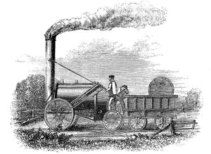 George Stephensons lokomotiv Rocket, 1829 1859 af Unbekannt