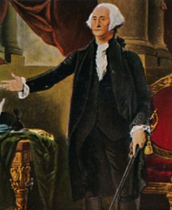George Washington 1732-1799. - Gravering efter maleriet af G. C. Stuart, 1934. af Unbekannt