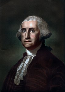 George Washington 1732-1799, første præsident for Amerikas Forenede Stater, 1837 af Unbekannt