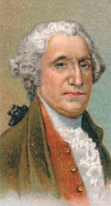 George Washington 1732-99, første præsident for USA, 1924 af Unbekannt