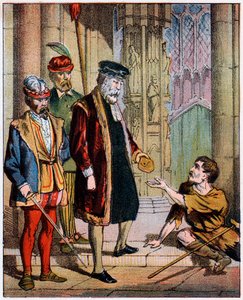 George Wishart, skotsk reformator og martyr fra det 16. århundrede, midten af det 19. århundrede. af Unbekannt