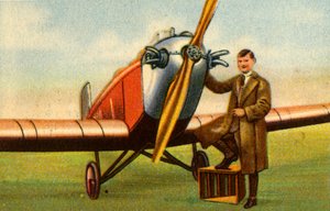 Den tyske flyver Friedrich Karl von Koenig-Warthausen, 1932. af Unbekannt