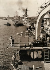 Tysk flådebesøg i Swinoujscie, 1933. af Unbekannt