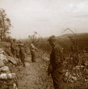 Tysk frontlinje, Verdun, Nordfrankrig, c1914-c1918 af Unbekannt