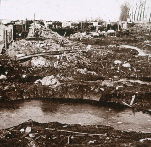 Tysk krisecenter, Noordschote, Flandern, Belgien, c1914-c1918 af Unbekannt