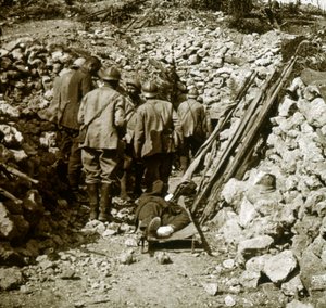 Tyske sårede, c1914-c1918 af Unbekannt