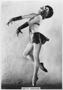 Getty Jassonne, fransk balletdanser, c1936-c1939 af Unbekannt
