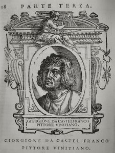 Giorgione. Fra: Giorgio Vasari, Livet af de mest fremragende italienske malere, billedhuggere og arkitekter, 1568 af Unbekannt