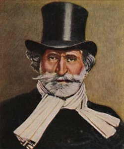Giuseppe Verdi 1813-1901. - Maleri af Michel, 1934. af Unbekannt