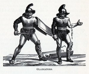 Gladiatorer, 1882 af Unbekannt