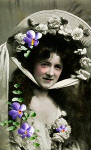 Gladys Huxley, skuespillerinde, 1908 af Unbekannt