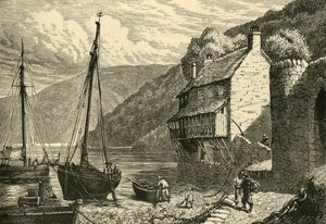 Glovelly Harbour, 1898. af Unbekannt
