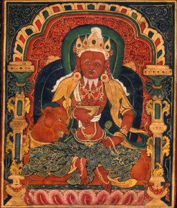 Ildens gud, Agni, fra Medicine Buddha Mandala af Unbekannt