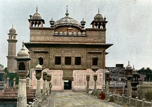 Det gyldne tempel, Amritsar, Punjab, Indien, c1890 af Unbekannt