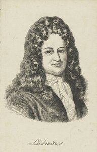 Gottfried Wilhelm Leibniz 1646-1716, ca. 1800 af Unbekannt