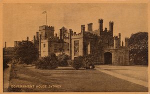Government House, Sydney, c1900. af Unbekannt