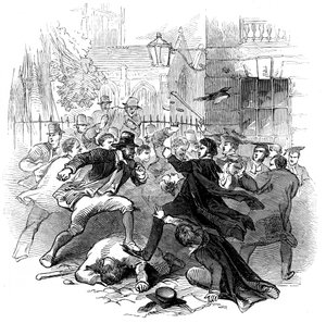 Kjole og byrække, Oxford, 15. november 1845 af Unbekannt