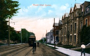 Grand Allee, Quebec, 20. århundrede af Unbekannt