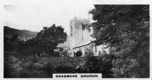 Grasmere Church, Wordsworths gravsted, Cumbria, c1920