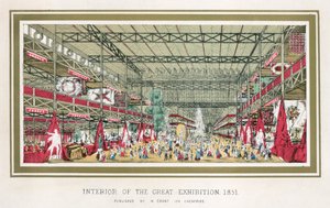 Store udstilling, Crystal Palace, Hyde Park, London, 1851 af Unbekannt