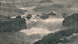 Great Falls of the Yellowstone River, 1873, 1883 af Unbekannt
