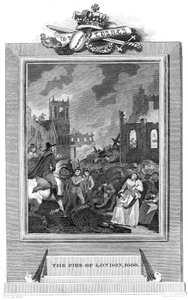 Great Fire of London, 1666 1825 af Unbekannt