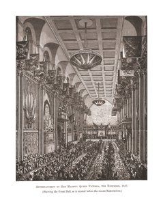 Great Hall Guildhall, 1837, 1886 af Unbekannt