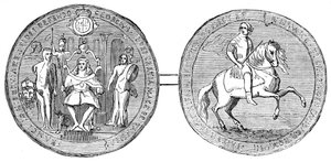 Store Segl af George II, midten af det 18. århundrede, det 19. århundrede af Unbekannt