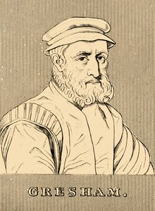 Gresham, c1519-1579, 1830. af Unbekannt