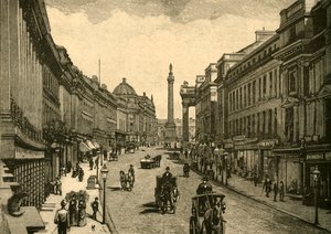 Grey Street, Newcastle-on-Tyne, c1890. af Unbekannt