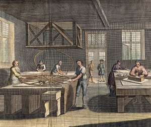 Slibe- og poleringspladeglas, 1760 af Unbekannt