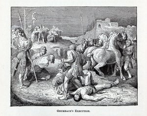 Grumbachs henrettelse, 1882 af Unbekannt