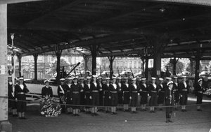 Æresvagt fra HMS Sirius, Antwerpen, c1946-c1949 af Unbekannt