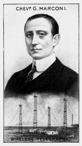 Guglielmo Marchese Marconi, italiensk elektroingeniør, c1924 af Unbekannt