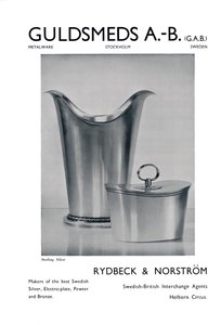 Guldsmeds A.-B. G.A.B. - Sterling sølv - Rydbeck & Norström., 1939 af Unbekannt