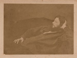 Gustave Courbet, ca 1865. af Unbekannt