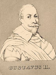 Gustav II, 1594-1632, 1830. af Unbekannt