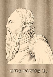 Gustav I, 1496-1560, 1830. af Unbekannt