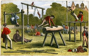 Gymnastik, 1800-tallet af Unbekannt