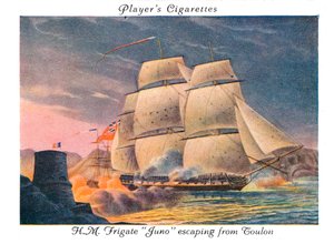H.M.FrigateJuno flygter fra Toulon, 1936. af Unbekannt