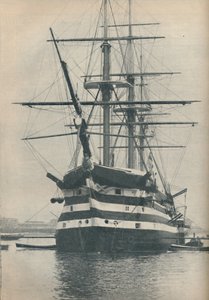 HMS Victory før hun blev flyttet til tørdok i 1922, 1936 af Unbekannt